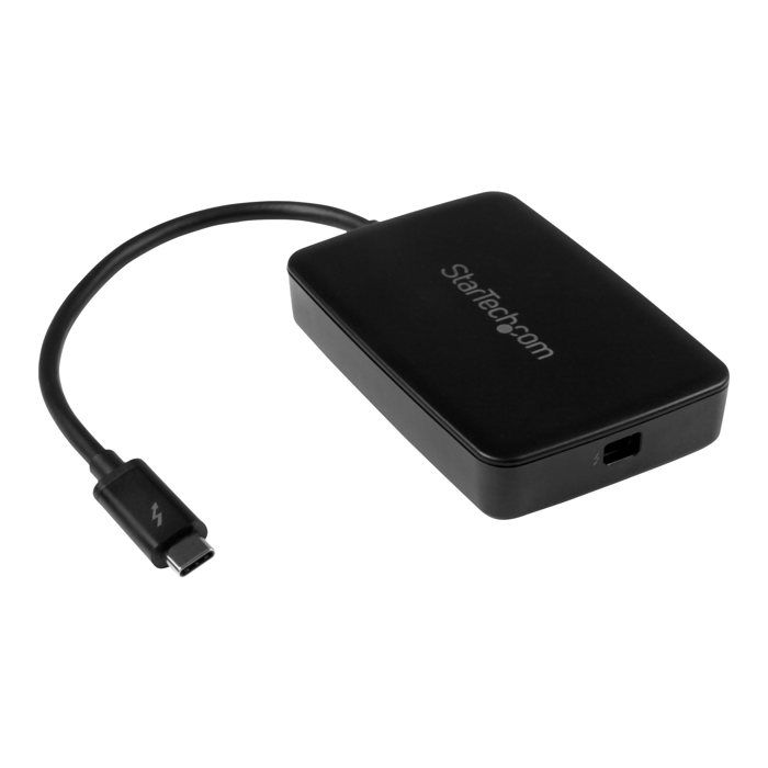 STARTECH.COM Adaptateur Thunderbolt 3 vers Thunderbolt - Windows et Mac - M / F - Noir