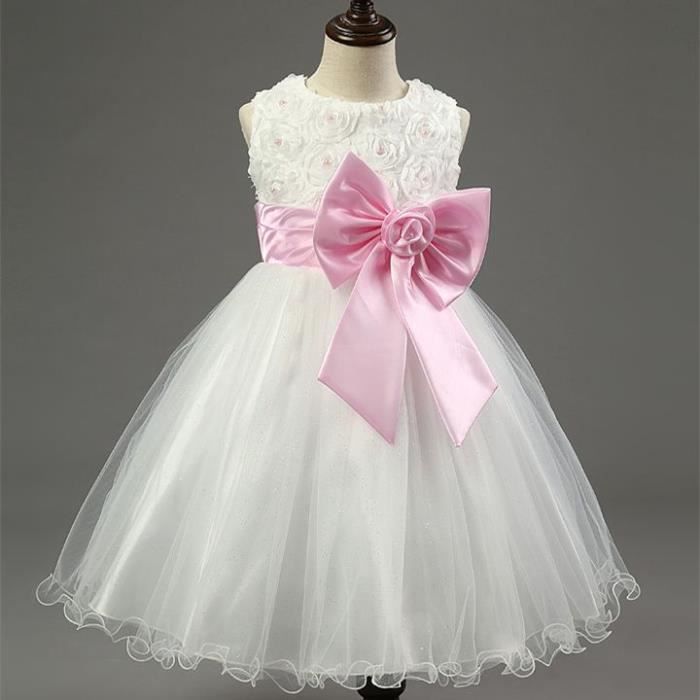 Robe de demoiselle d honneur enfant - Achat / Vente pas cher