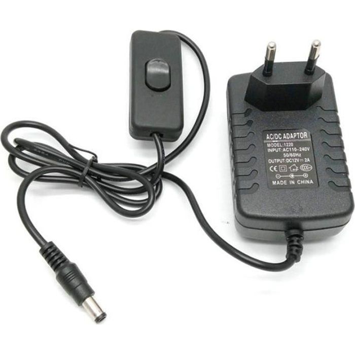 Avec Avec Alimentation Interrupteur Alimentation Avec 12v2a Interrupteur Alimentation Alimentation 12v2a Interrupteur 12v2a KT1FcJl