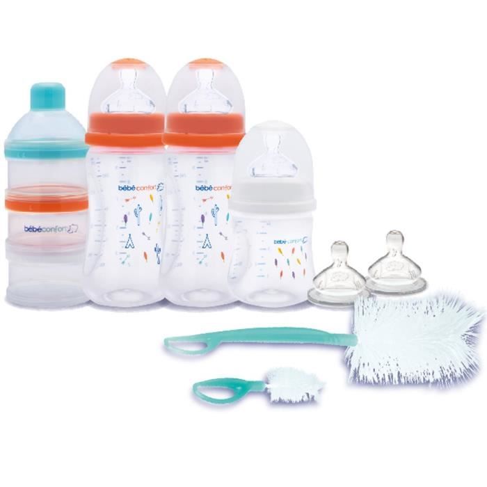 BEBE CONFORT Kit naissance Biberons Maternity - 7 pièces - corail