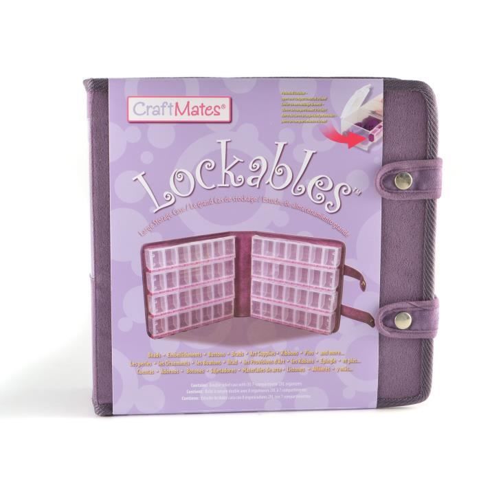 Craft Mates Coffret de rangement – 56 casiers