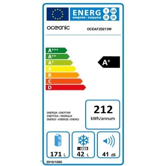  OCEAF2D213W - Réfrigérateur 2 portes3