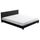 MONACO Lit adulte contemporain simili noir - Sommi