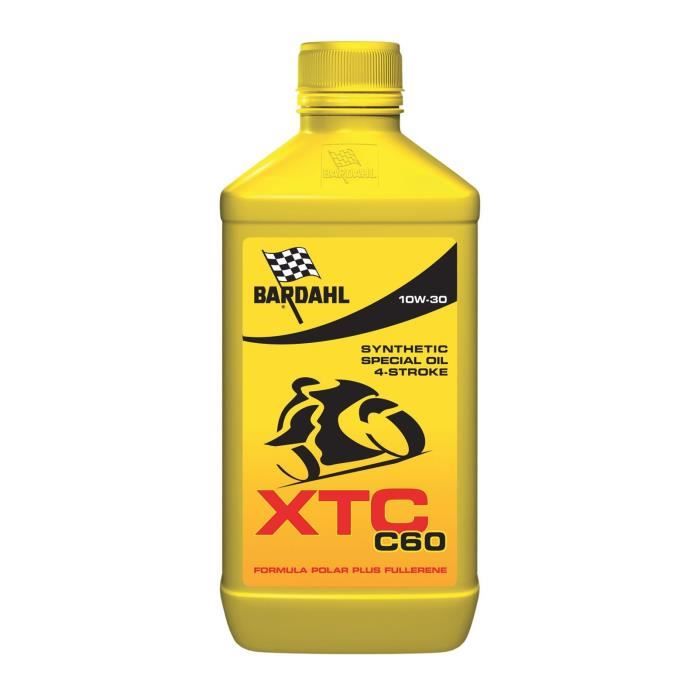 BARDAHL Huile moteur pour moto 4 Tps XTC C60 10W30 - 1 L