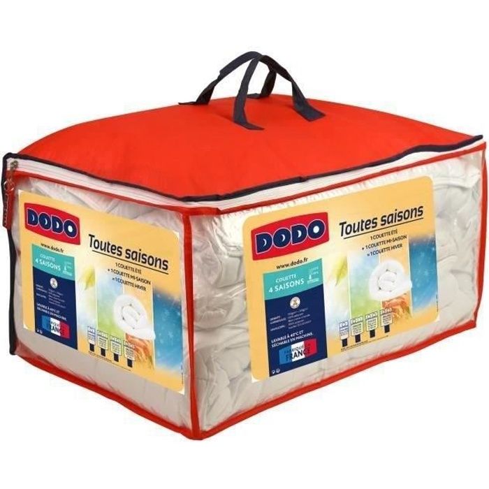 DODO Couette 4 SAISONS 200+300g/m² 140x200cm