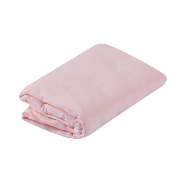 DOUX NID Drap-housse en jersey - Rose poudré - 40x80 cm
