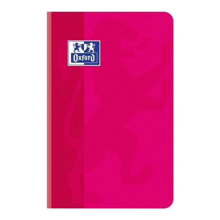 OXFORD Carnet - Petits carreaux - 192 pages - 14 cm x 9 cm x 1,5 cm