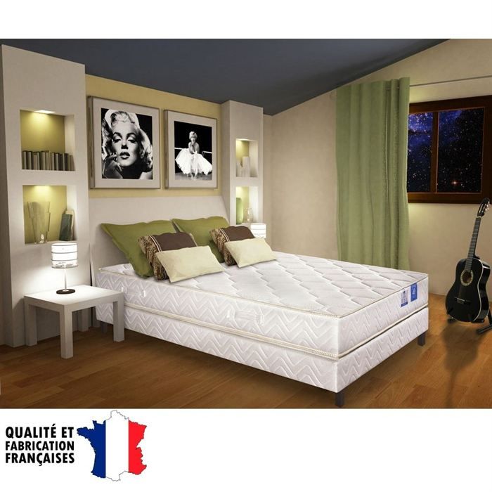 BENOIST Matelas 140x190 cm - Mousse - Ferme - 35 kg/m3 - 2 personnes