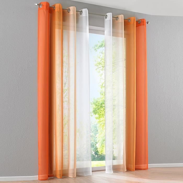 BAILEY JO 2Pcs Rideaux Voilages Photique Dégradé de Couleur ... BAILEY JO 2Pcs Rideaux Voilages Photique Dégradé de Couleur ...