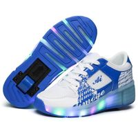 BASKET Mode enfants Chaussures roulettes LED Lumière Chau BASKET Mode enfants Chaussures roulettes LED Lumière Chau