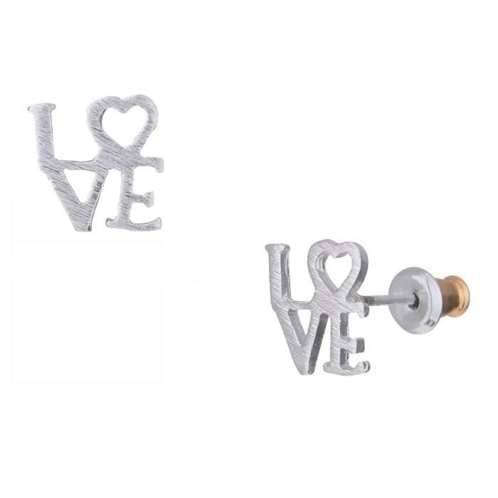 MY MUST Boucles d'Oreilles Métal Femme