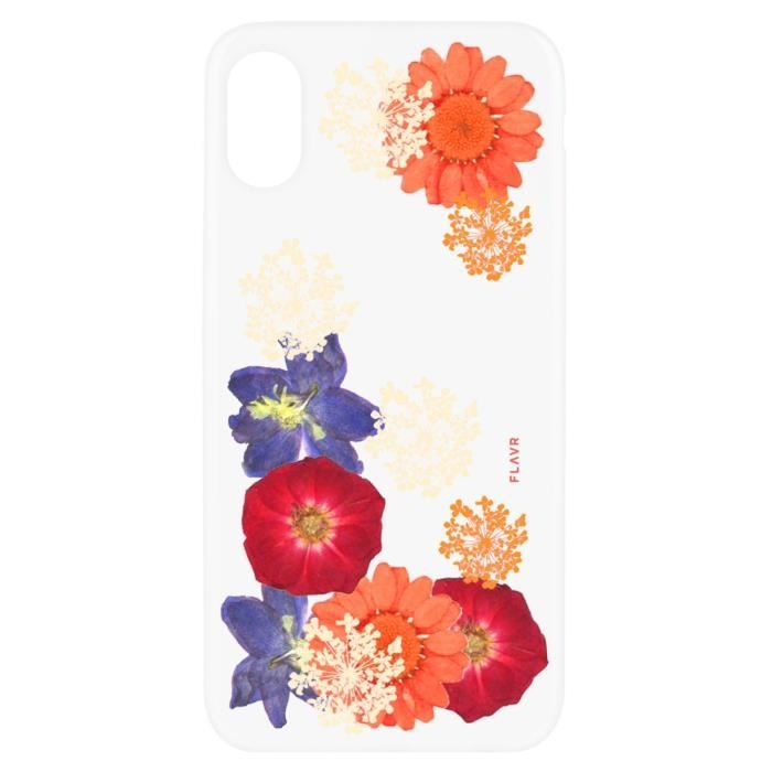 Coque iPlate Real Flower Ameli pour iPhone X