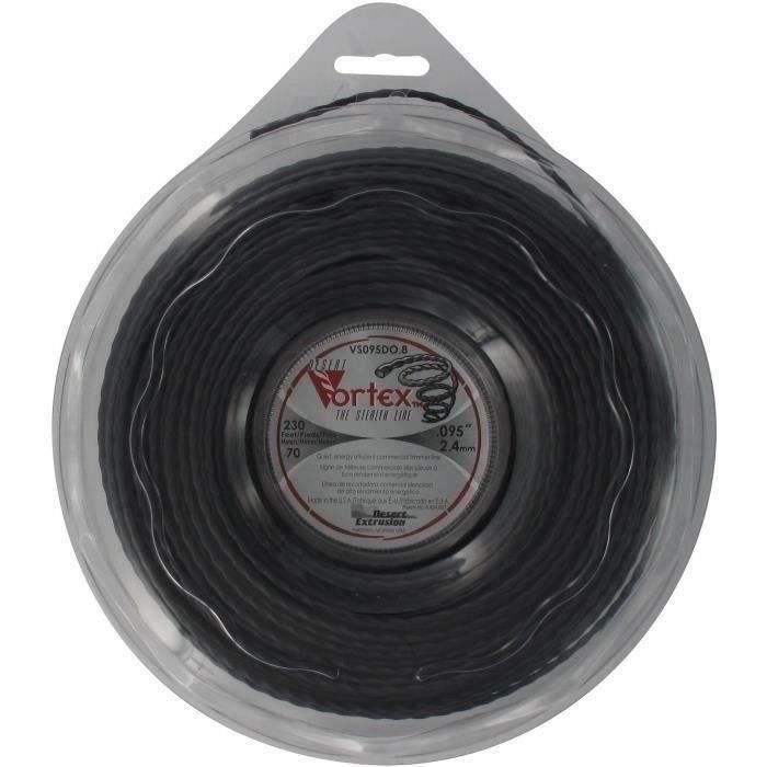 JARDIN PRATIC Coque fil nylon copolymère VORTEX - Longueur: 70m, Ø: 2,40mm