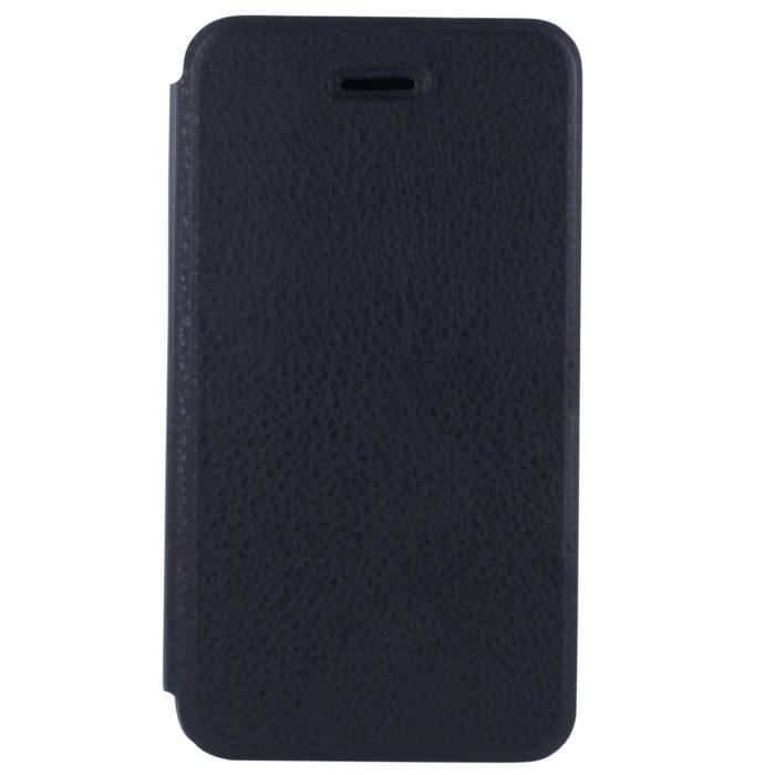 Swiss Charger SCP41141 Etui folio slim pour Wiko Darkmoon Noir