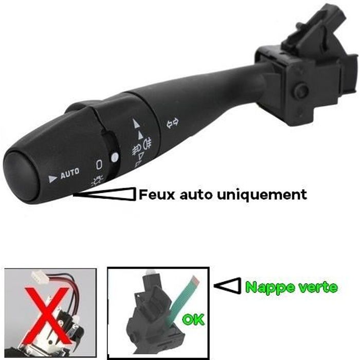 Para citroen uni palanca de cambio cuero negro Knauf Gear Knob conmutación saco circuito