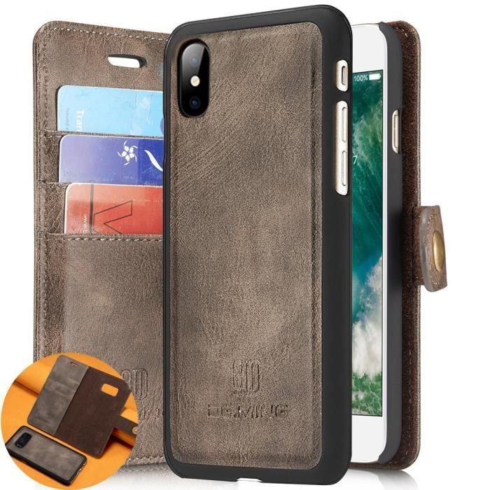 coque cuir apple iphone x gris coque cuir apple iphone x gris