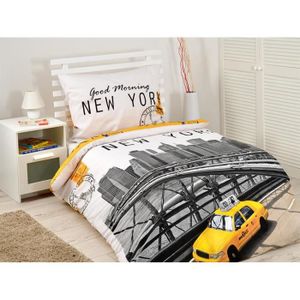 Couette new york 1 personne - Achat / Vente pas cher