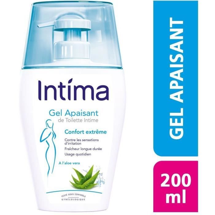 INTIMA Gel Moussant Hygiene Intime Apaisant - 200 ml
