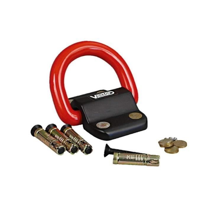 Kit Antivol Moto Vector | Chaîne 13mm/1.30m + Bloque-disque MiniMax+ | Classé SRA/ART