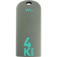 BATTERIE EXTERNE Wiko Batterie de Secours 4000mAh Gris Bleen BATTERIE EXTERNE Wiko Batterie de Secours 4000mAh Gris Bleen