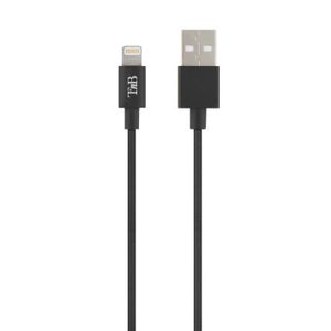 TNB Câble USB de charge Lightning 2m - Noir