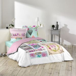 Housse de couette 220x240 a bouton ou fermeture - Achat ...