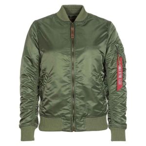 Alpha industrie bombers - Achat / Vente pas cher BLOUSON Bomber Alpha Industries MA-1 Vert ...