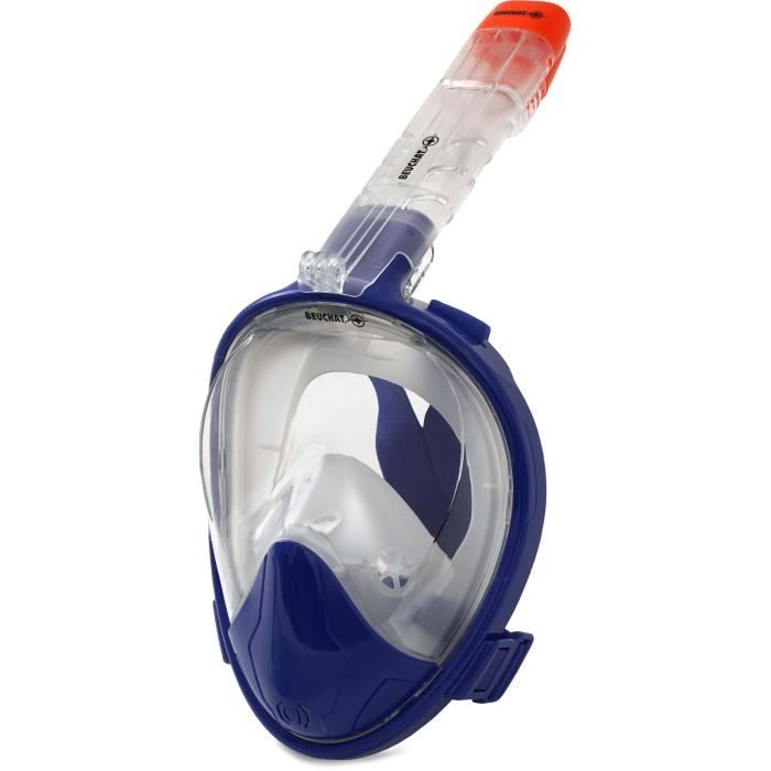 BEUCHAT Masque de Snorkeling - Taille L/XL - Bleu