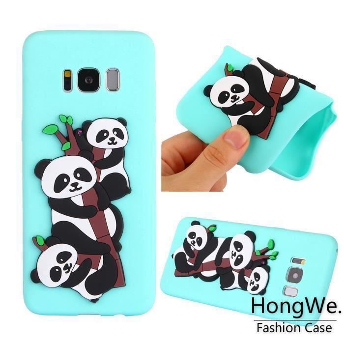 coque samsung s8 silicone panda