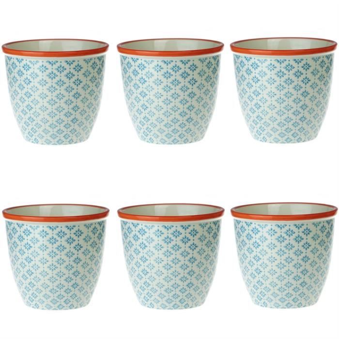 Nicola Spring - Pot de fleur modelé Porcelaine intérieur / extérieur ... Nicola Spring - Pot de fleur modelé Porcelaine intérieur / extérieur ...