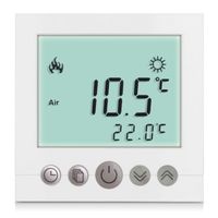 THERMOSTAT D'AMBIANCE Display Thermostat à écran LCD blanc C16.GH3 16A THERMOSTAT D'AMBIANCE Display Thermostat à écran LCD blanc C16.GH3 16A