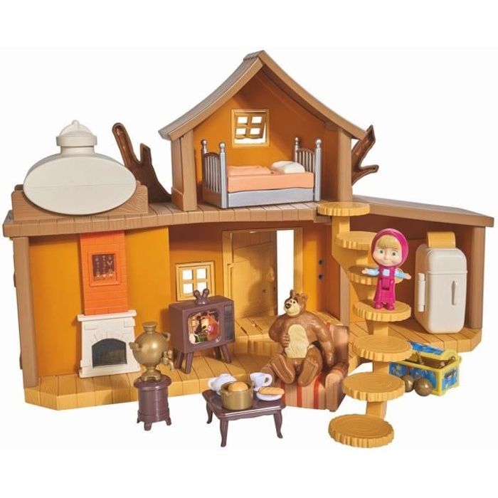 MASHA & MICHKA Smoby Maison Michka 2 étages