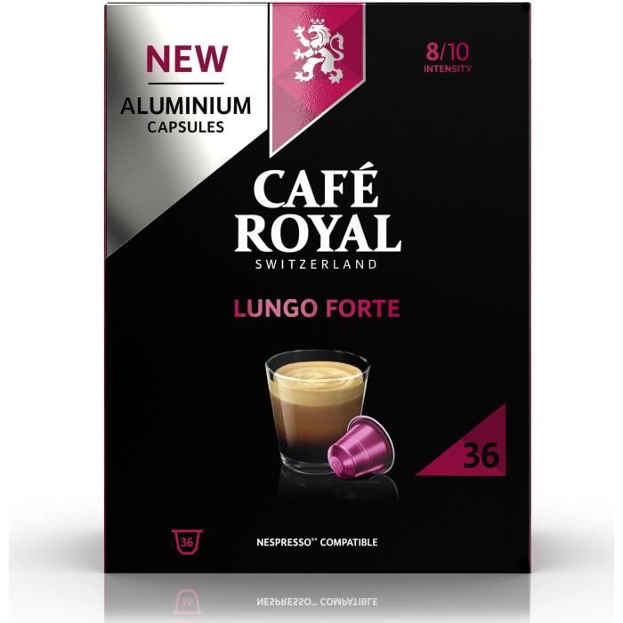 CAFE ROYAL Lungo Forte - Compatibles avec le système Nespresso - 33 Capsules