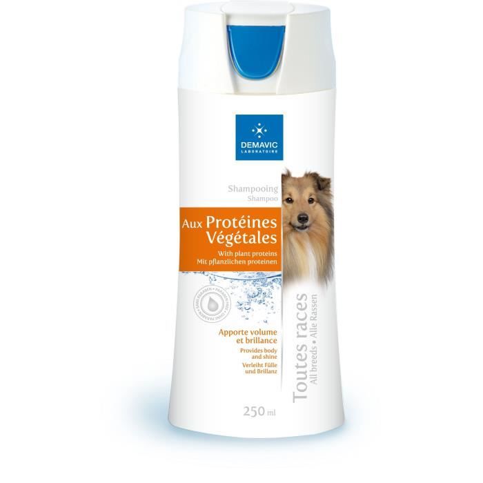 DEMAVIC Shampooing aux protéines végétales - 250 ml - Pour chien