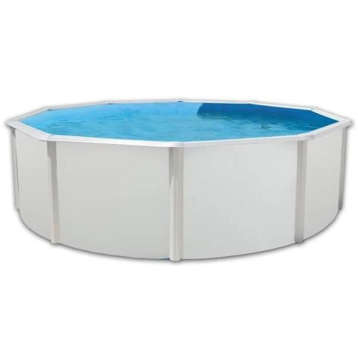 PRESTIGIO Piscine ronde en acier 550x132cm