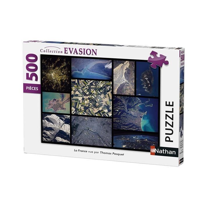 Nathan Puzzle La France vue par Thomas Pesquet 500 pcs - 87144