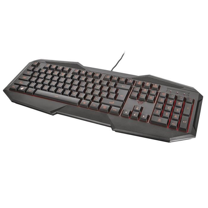TRUST Pack clavier & souris Gamer GXT 830/101