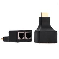 CÂBLE TV - VIDÉO - SON Nouveau 30M HDMI dual RJ45 CAT5E CAT6 1080P HDMI e CÂBLE TV - VIDÉO - SON Nouveau 30M HDMI dual RJ45 CAT5E CAT6 1080P HDMI e