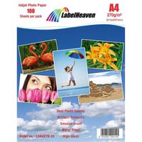 PAPIER PHOTO LabelHeaven - 100 Feuilles Papier Photo A4 Premium PAPIER PHOTO LabelHeaven - 100 Feuilles Papier Photo A4 Premium
