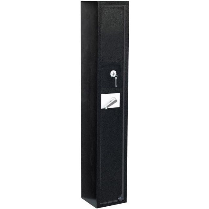 ELEM TECHNIC Armoire - Coffre fort pour armes 5 fusils à clé 35x34x145 cm
