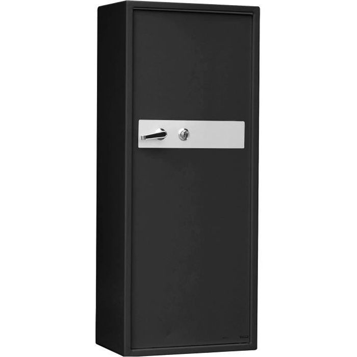 ELEM TECHNIC Armoire - Coffre fort pour arme 12 fusils à clé 50x40,5x145 cm