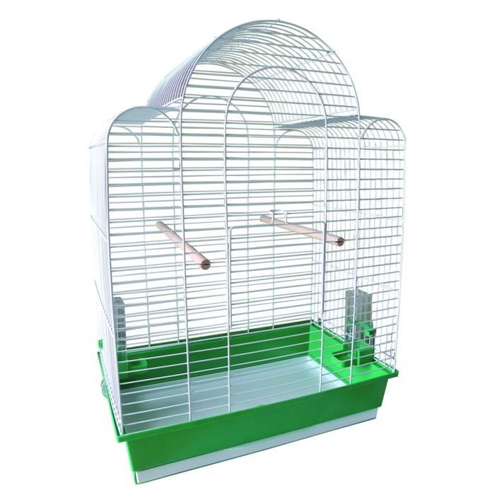 TYROL Cage Betty équipée 54x34x75cm - Pour oiseau