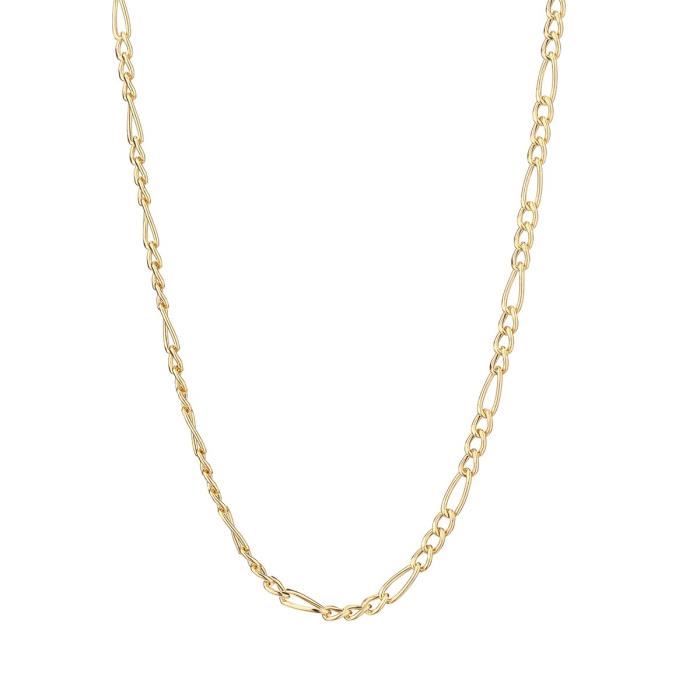 Les Bijoux d'Emma - Collier en Maille Alternée - OR 9CT