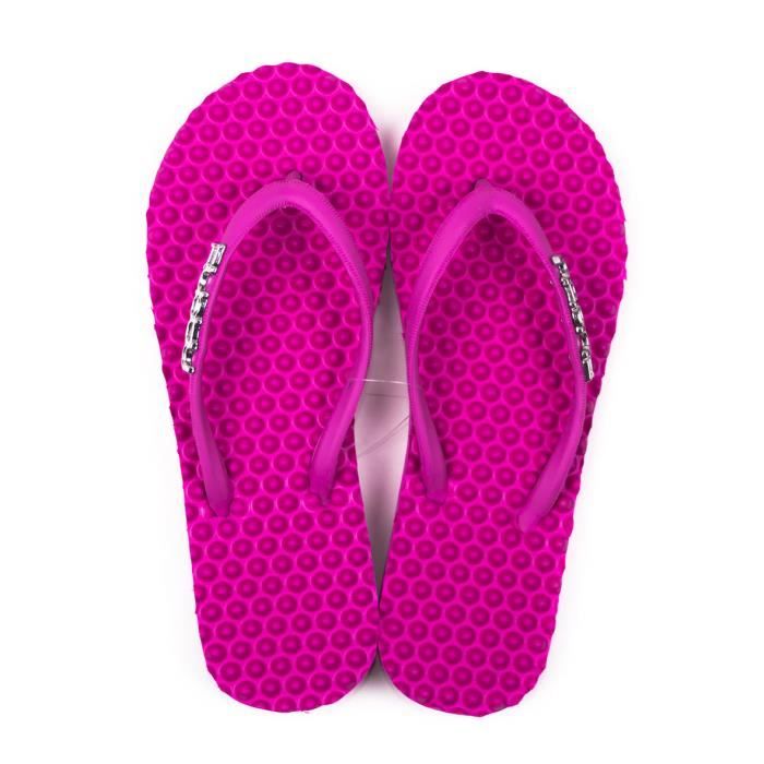RUSTY Tongs Speed Hump E11 - Enfant Fille - Magenta