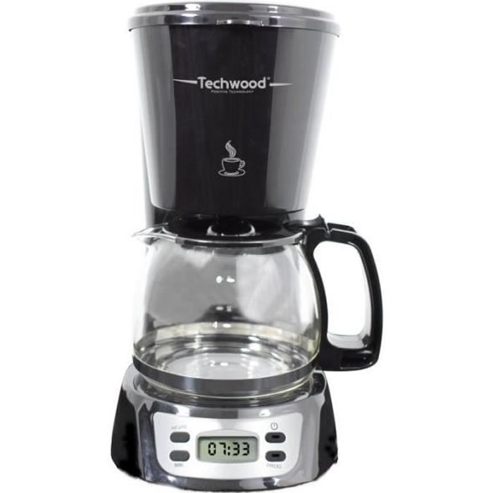TECHWOOD TCA-846 Cafetière filtre programmable