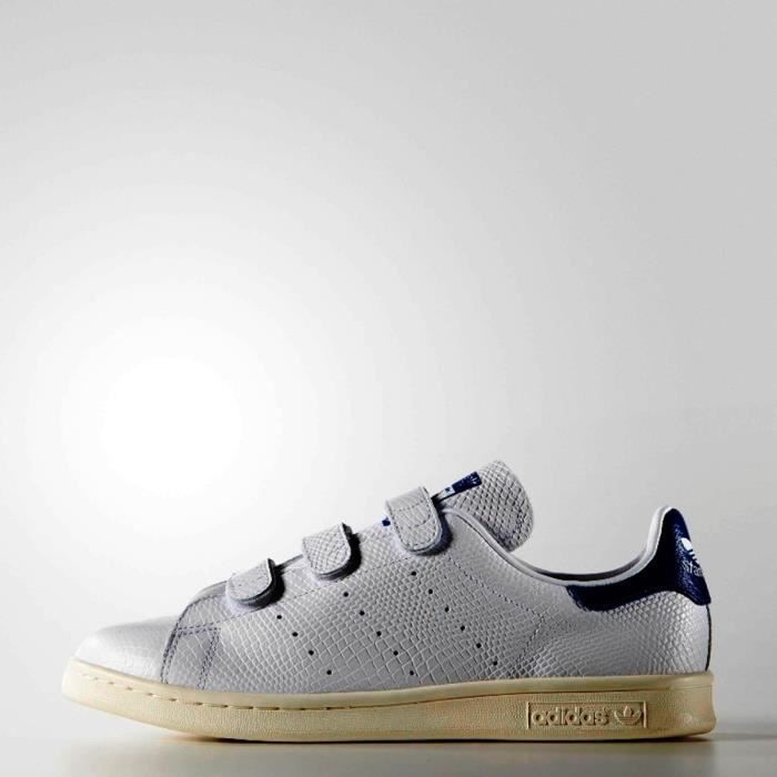 Stan smith b24534 cf cuir blanc Blanc - Achat / Vente basket - Cdiscount BASKET Stan smith b24534 cf cuir blanc