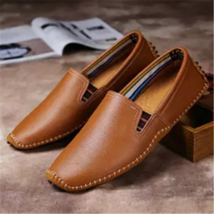 Mode Chaussures Durable 38 Soulier Confortable Qualité Respirant Homme Loisirs 47 Supérieure Nouvelle Classique JTF1clK