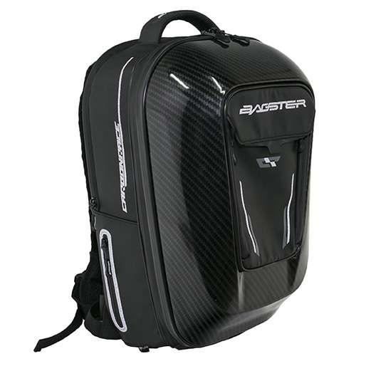 BAGSTER Sac à dos moto - Carbonrace Back - noir/carbone