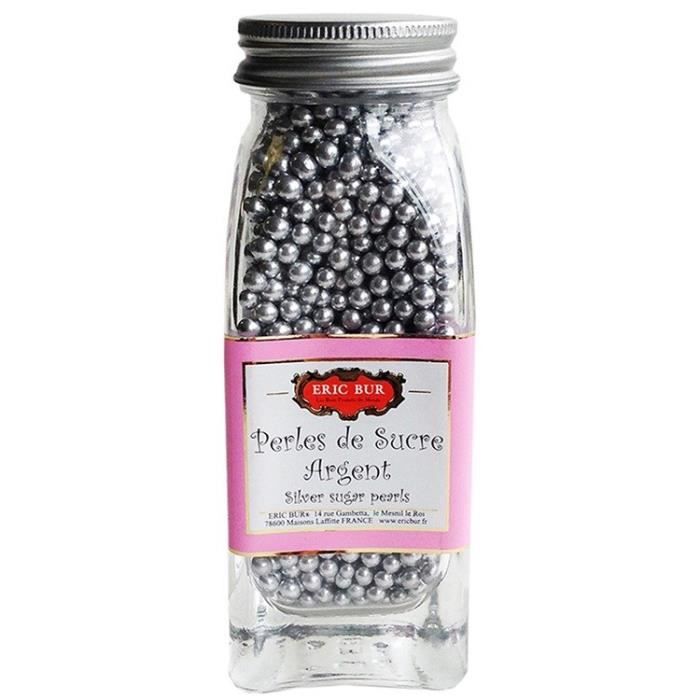 Perles de sucre chromées