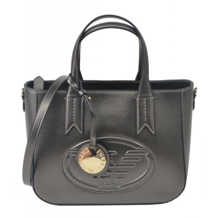 EMPORIO ARMANI Sac à Main Y3D083YH18A80233 Marron Métallisé Femme